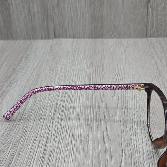 Kate Spade Eyeglasses Flower Pattern KS Roanne 086 Dark Havana Cat-Eye 54mm - Picture 3 of 6